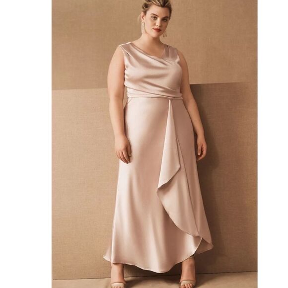 BHLDN Espen Satin Maxi Dress - Picture 6 of 8